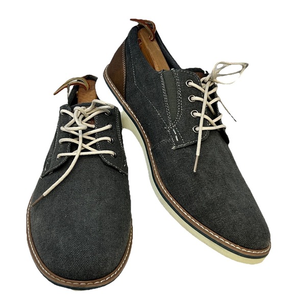 Nunn Bush Other - Nunn Bush Barklay Canvas‎ Oxford Shoes Sneakers Men's 11 Comfort Gel Round Toe